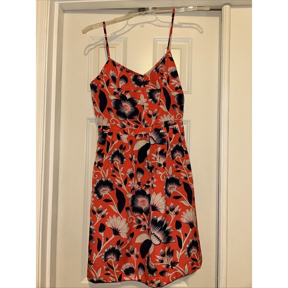 J.CREW Women's Floral Print Sun Dress With Pockets, Size 2 - Picture 1 of 8